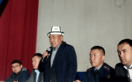 Ысык-Көл райондук мамлекеттик администрациясынын башчысы-аким Жапарбек Ормонов Чолпон-Ата шаарынын  жергиликтүү тургундары менен жолугушуу өткөрдү.