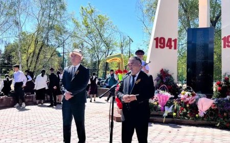 2024-жылдын 9-майы күнү, Ысык-Көл районунда Улуу Ата Мекендик согуштагы Жеңиштин 79 жылдыгына карата арналган салтанаттуу иш-чара өттү.