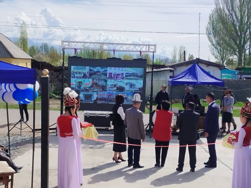 Ысык-Көл районунун Семеновка айылында жаңы заманбап мектеп ишке берилди.