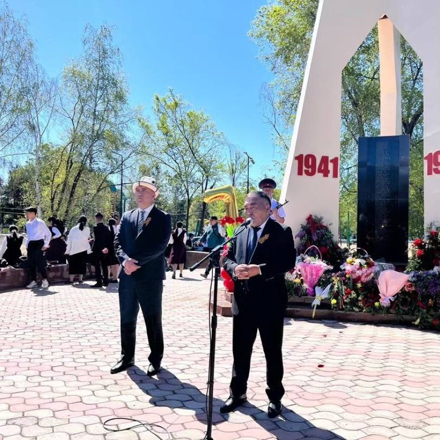 2024-жылдын 9-майы күнү, Ысык-Көл районунда Улуу Ата Мекендик согуштагы Жеңиштин 79 жылдыгына карата арналган салтанаттуу иш-чара өттү.